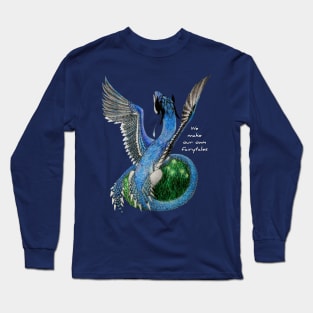 Blue Jay Dragon Long Sleeve T-Shirt